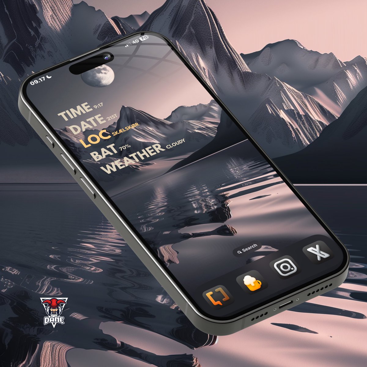thgr34td4n3's tweet image. Simple AF!

#nojailbreak 
#ios174 
#Iphone12ProMax 
#M 

• wallpaper @SeanKly #M
• icons @ThemesOnFire 
• widgy widget @tombowie 
• template @SeanKly #M
