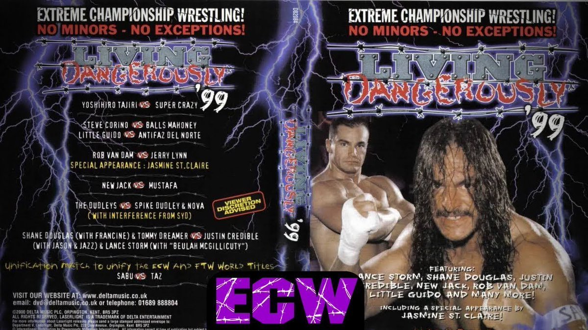 25 Years Ago, Today, in Wrestling History

ECW LIVING DANGEROUSLY 1999

#ECW #ExtremeChampionshipWrestling 

@OfficialTAZ @ECWDivaFrancine @Phenom_Jazz @TestifyDVon @TajiriBuzzsaw