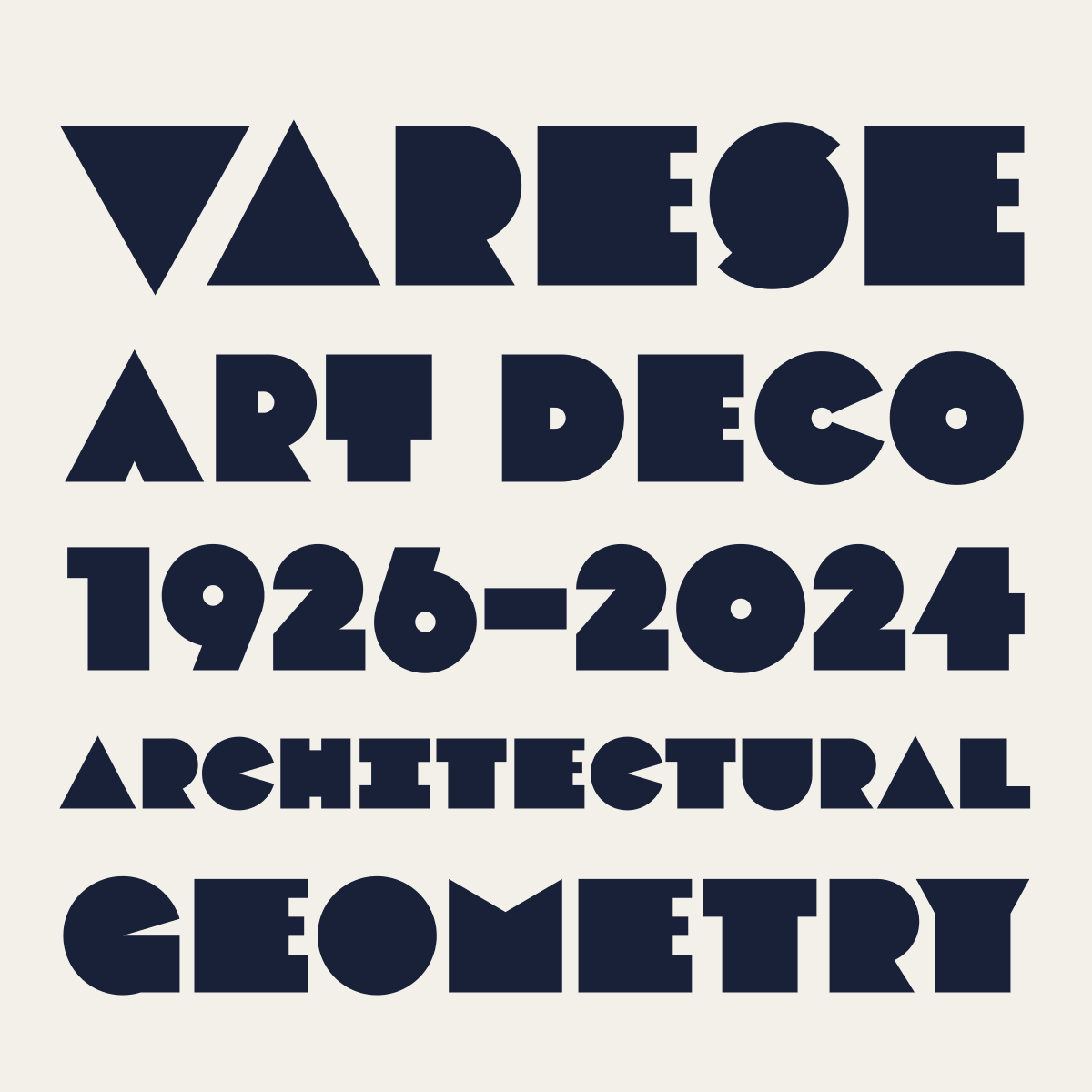 ilovetypography's tweet photo. Varese is a geometric and modular typeface inspired by early 1900s Art Deco posters.

Recommended for bold, eye-catching display.

It’s now 40% off as part of our Spring Sale.
Get it here:
https://t.co/EEVqGTtRfr https://t.co/N5l6GfDADr