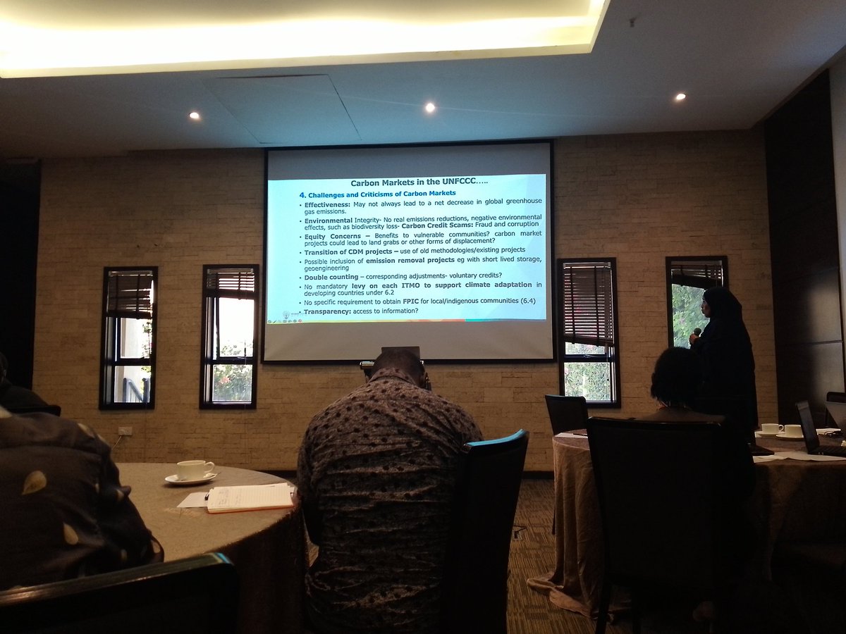 Carbon Markets have many challenges including environmental integrity ,equity concerns ,double counting and transparency of information @nanodo2001 @PowerShftAfrica @CSM4CFS @LaBetina_ @Brian_J_Keane @agrawatch @RLSEastAfrica @rls_agrar @ARudeAwakening1