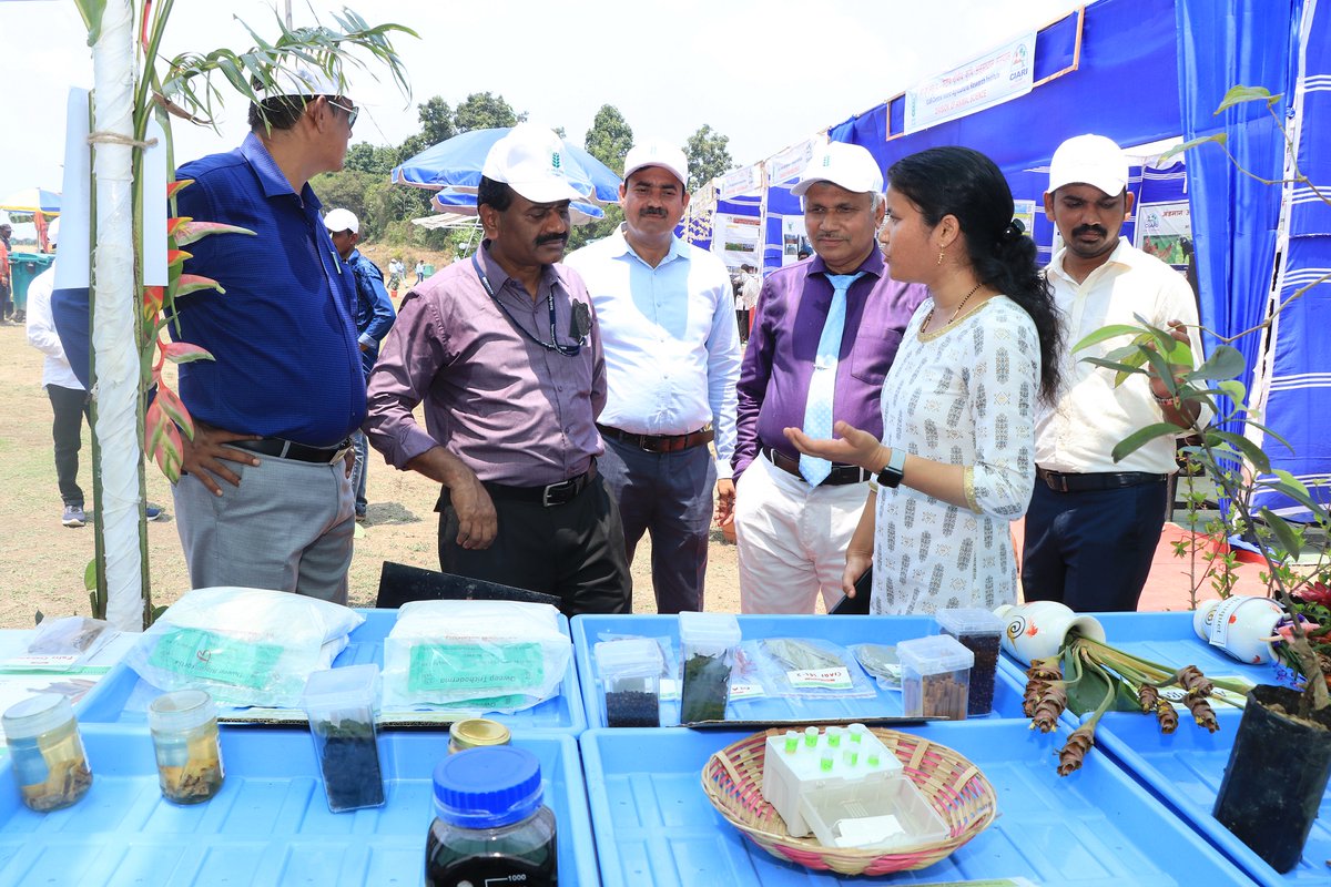 ICAR-CIARI,#KisanMela on the theme: Agripreneurship Development in Islands Gets Underway. Around 500 farmers representing different gram panchayats of South, Middle & North Andaman & Nicobar districts participated.