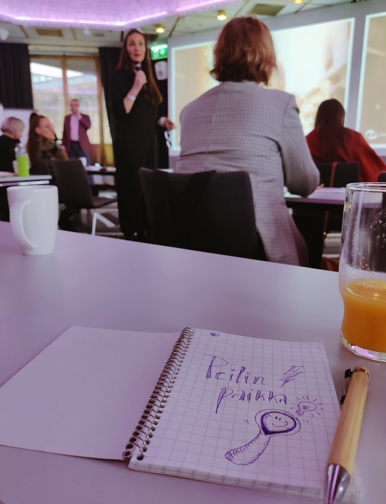 Energiaa ilmassa ⚡ – ennätysmäärä energia-alan viestijöitä koolla <a href="/Energiateol/">Energiateollisuus - Finnish Energy</a> Peilin paikassa. Luvassa kaksi päivää tuhtia asiaa ja verkostoitumista. Aivan mahtavaa! ✨ #peilinpaikka #viestintä