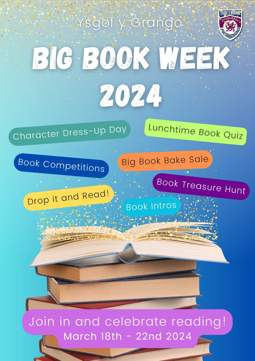 Just a reminder that tomorrow is our annual Big Book Dress-Up Day. Students can dress as any book character for a contribution of £1 on ParentPay. We can't wait to see your costumes! #bigbookweek