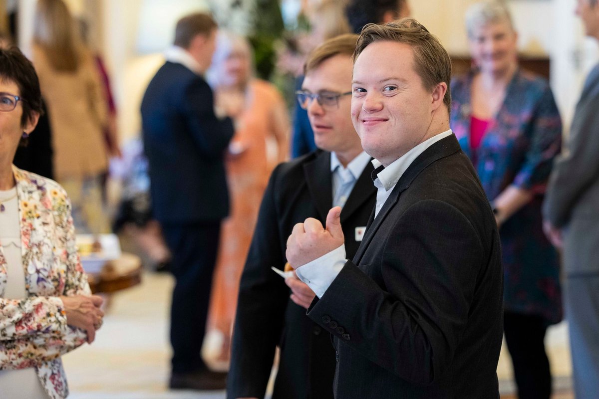 DownSyndromeAu's tweet image. 🎉 What an amazing World Down Syndrome Day!

From a lively breakfast at Parliament House to productive discussions with Ministers and a warm welcome at Government House, our time in Canberra has been full of connections and progress.

#WDSD #Inclusion #assumethatican