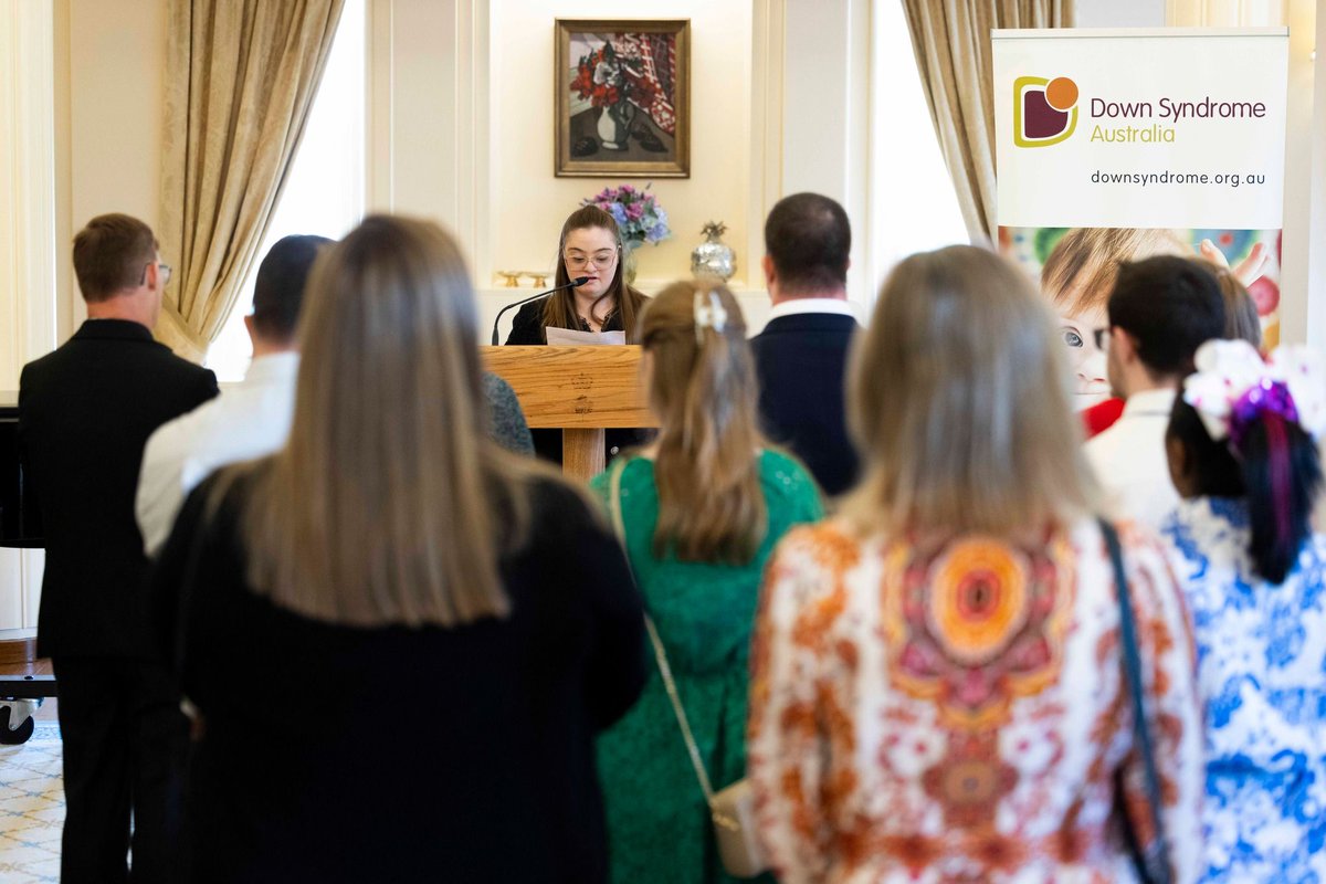 DownSyndromeAu's tweet image. 🎉 What an amazing World Down Syndrome Day!

From a lively breakfast at Parliament House to productive discussions with Ministers and a warm welcome at Government House, our time in Canberra has been full of connections and progress.

#WDSD #Inclusion #assumethatican