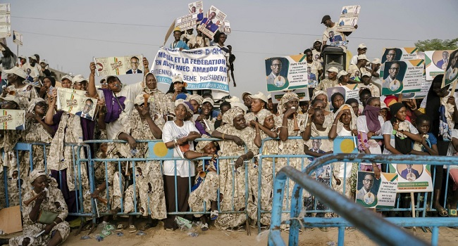 channelstv's tweet photo. Former prime minister Amadou Ba has stepped out of the shadows telling supporters the “bandits” will not win as he battles to be Senegal’s next president after Sunday’s election.

https://t.co/gr54aqjEa5 https://t.co/cbJyhXiTgP