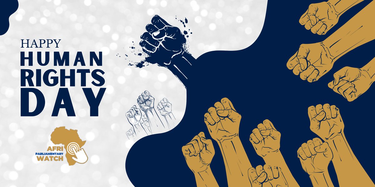 ParliWatchAfri's tweet photo. Happy #HumanRightsDay! Let's celebrate the fundamental rights of every individual worldwide. Standing together for #equality, #justice, and dignity. Let's build a world where human rights are cherished for generations. #StandUnited https://t.co/ZYiSWNajYV
