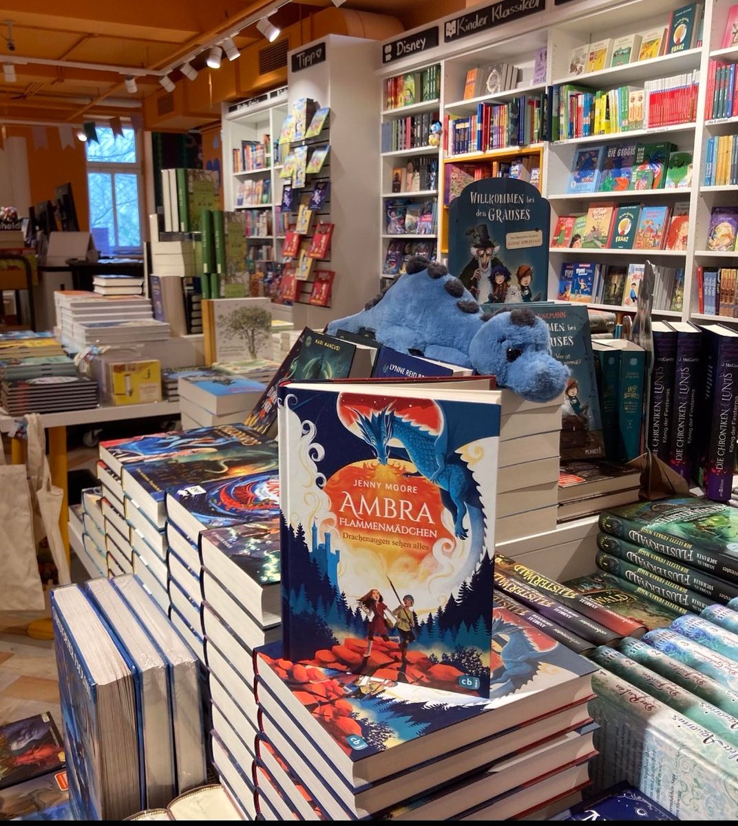 Lovely to see this big stack of Ambras in Vienna, spotted by an eagle-eyed writing friend!