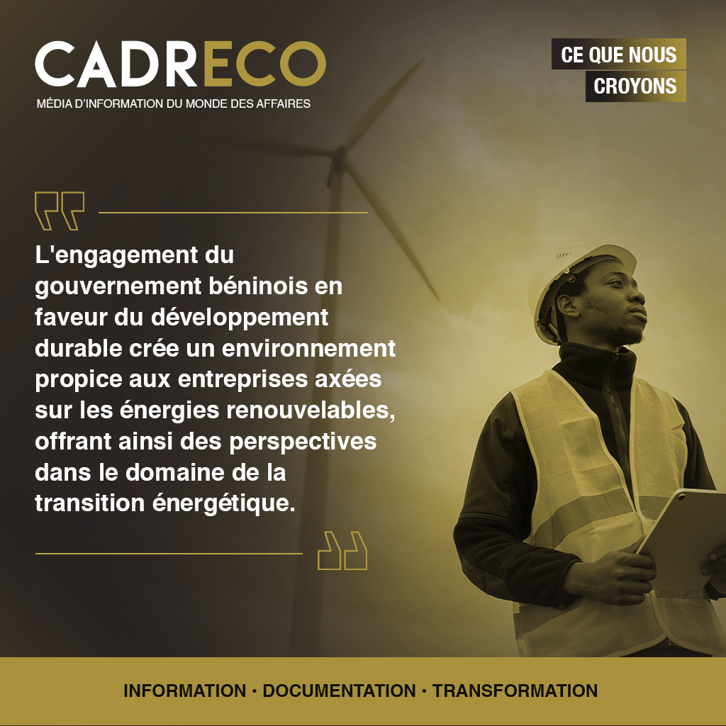 Parvenir à une véritable indépendance énergétique au Bénin est désormais envisageable.

@ApiexBenin | @portdecotonou | @ccibenin | @SbeeOfficiel 

#CeQueNousCroyons #transitionénergétique #CroissanceDurable #développementéconomique #Bénin