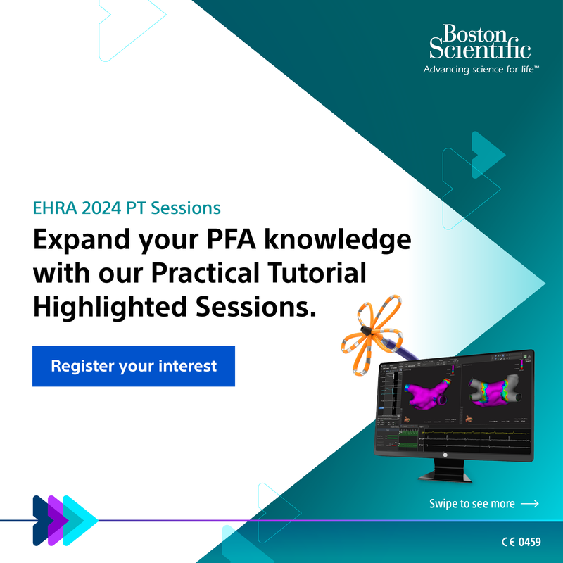BSC_EU_Heart's tweet photo. With so many practical tutorial sessions to choose from at #EHRA2024, we're excited to highlight four that promise exceptional learning opportunities! 
Dive into expert-led sessions on #PFA, expand your knowledge horizon. 
Swipe &amp; click to register your interest!