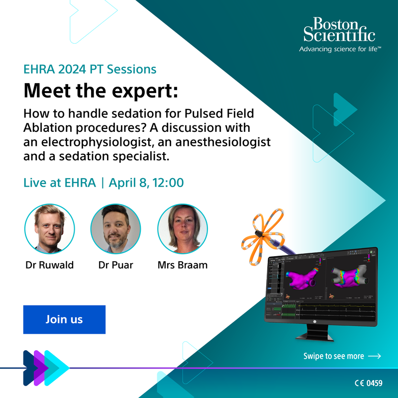 BSC_EU_Heart's tweet photo. With so many practical tutorial sessions to choose from at #EHRA2024, we're excited to highlight four that promise exceptional learning opportunities! 
Dive into expert-led sessions on #PFA, expand your knowledge horizon. 
Swipe &amp; click to register your interest!