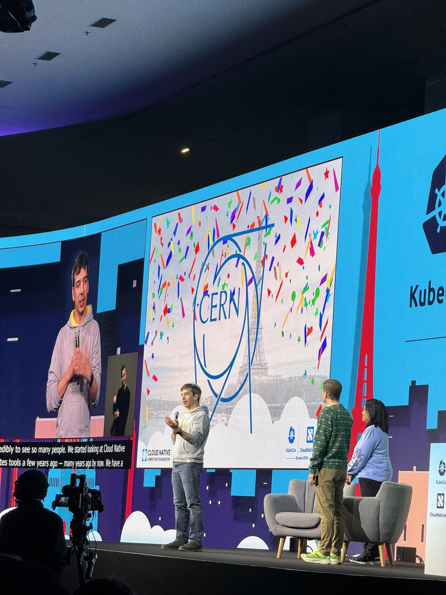Ayse Kaya (@aykayase) on Twitter photo Big congrats to the CERN team & <a href="/ahcorporto/">Ricardo Rocha</a> for accelerating not only particles but also the Cloud Native community!
👏👏👏 <a href="/KubeCon_/">Kubecon_</a> <a href="/onlydole/">Taylor Dolezal</a> Big congrats to the CERN team & <a href="/ahcorporto/">Ricardo Rocha</a> for accelerating not only particles but also the Cloud Native community!
👏👏👏 <a href="/KubeCon_/">Kubecon_</a> <a href="/onlydole/">Taylor Dolezal</a>