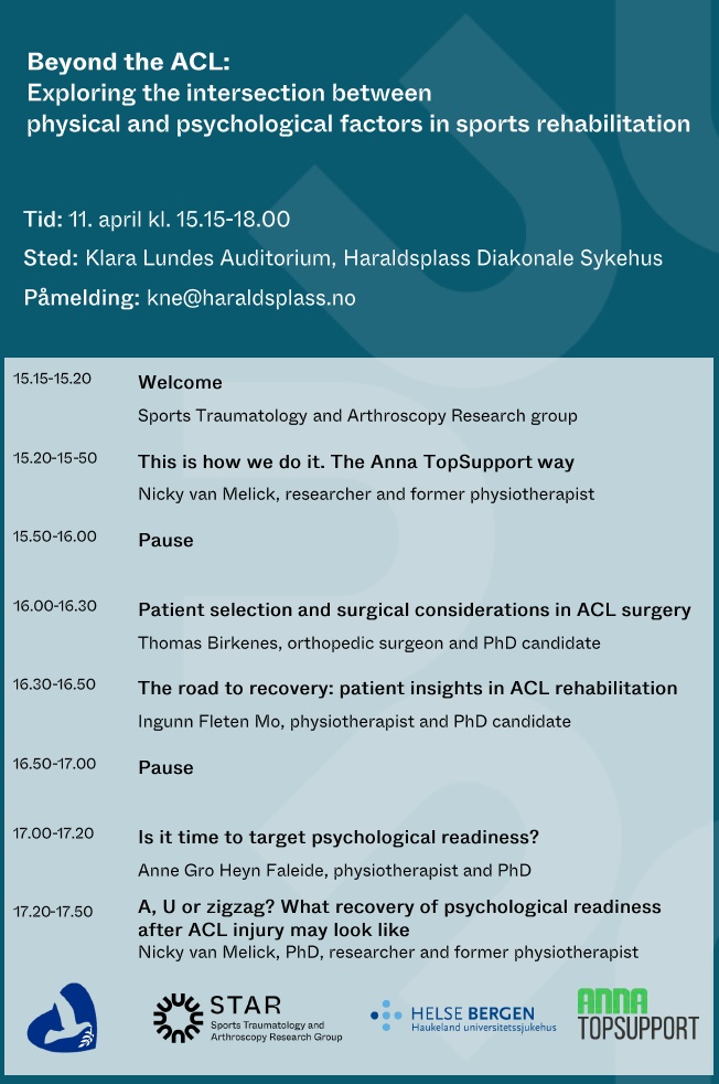 Vi er klare for et spennende symposium 11. april på <a href="/Haraldsplass/">Haraldsplass Sykehus</a>!