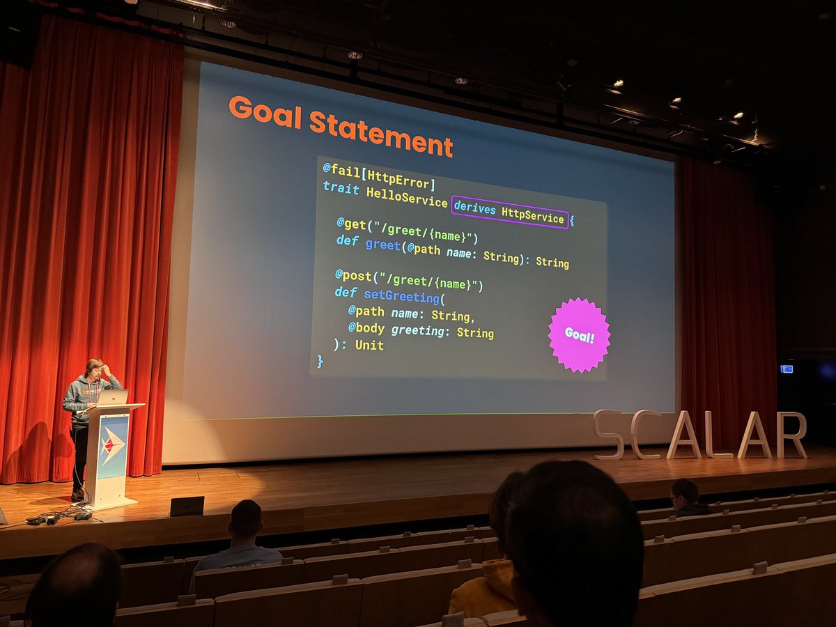 scalarconf's tweet image. New idea for using #scala3 Mirrors for defining data operations @bishabosha #scalarconf