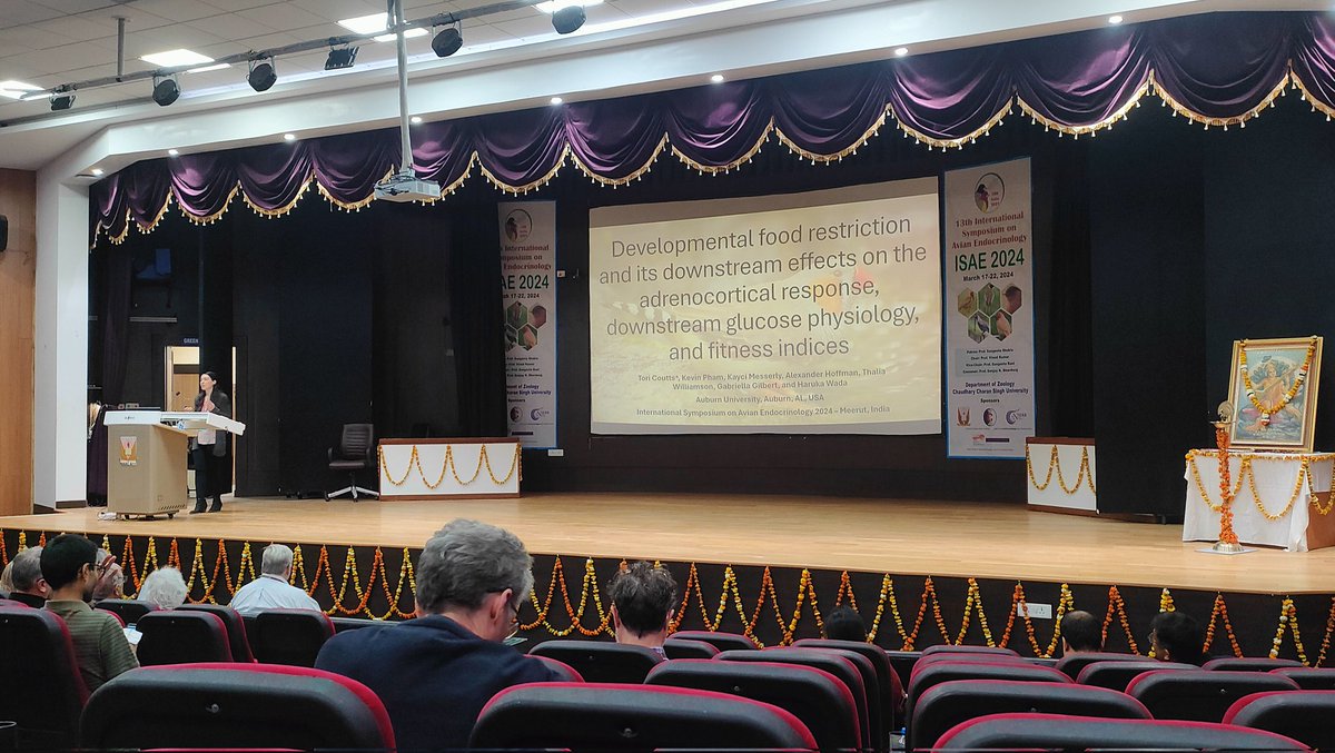 <a href="/vmcoutts/">Tori Coutts, PhD</a> speaking about food restriction and glucose physiology #ISAE2024 <a href="/Ccsumeerut/">Chaudhary Charan Singh University Meerut</a>