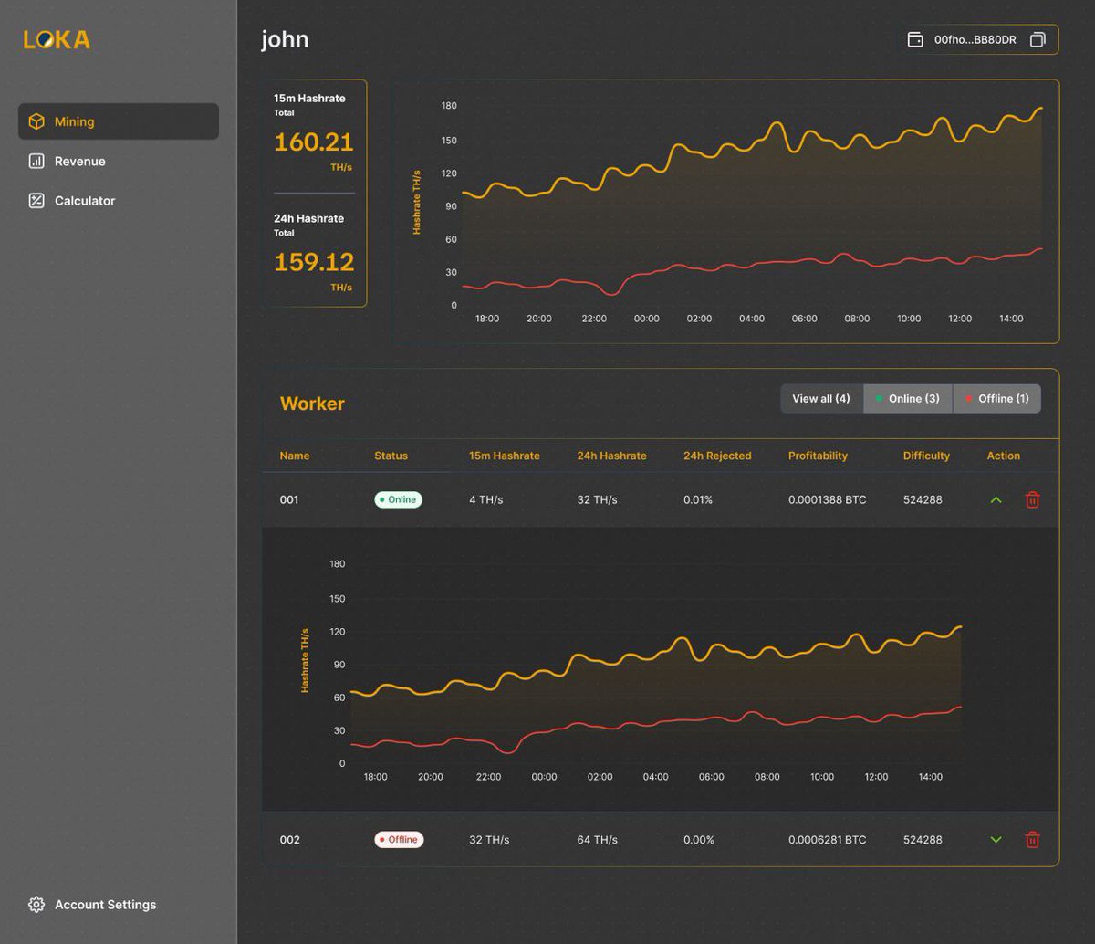 Our upcoming decentralized mining pool UI looks dope!