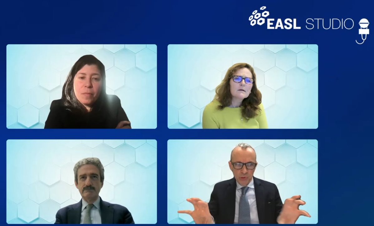 #EASLStudio:
👉Therapeutic hierarchy approach ➡️ excludes the feasibility of the best therapy possible independently of the stage: ↗️ potential radical therapy adoption
🧐 Is it the future for patients under systemic therapy?

@Helen_ncl_HCC, @ma5RN, @prof_cillo @EASLnews