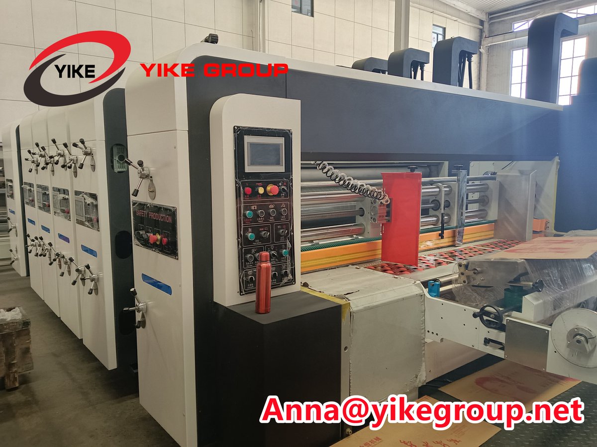 YIKE_GROUP's tweet image. YK-1426 flexo printer slotter die cutter machine for carton box 
making

Any require call us

+8613363699514

#Flexoprinterslotterdiecuttermachine 
#cartonbox #cartonmachine
#corrugatedcartonbox