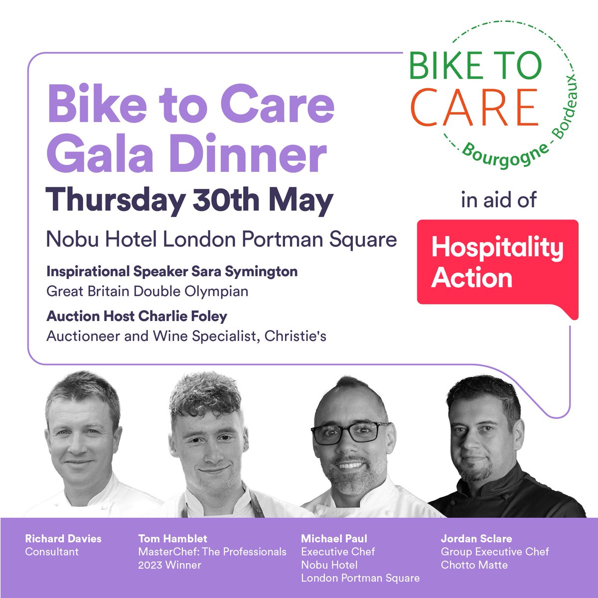 *News Flash* 4 top UK chefs are joining forces to deliver an exclusive 4-course gastronomic feast in aid of HA! Richard Davis <a href="/TomHamblet/">tom</a> <a href="/chefmichaelpaul/">Michael Paul</a> &amp; <a href="/Jordansclare/">Jordan Sclare</a> will pull out all the stops at 5 Star Nobu London Portman Square. Learn more: ow.ly/5IqH50QYrS7