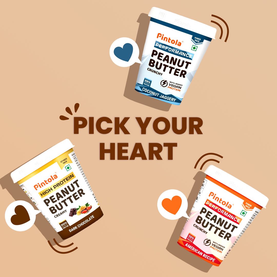 Do you have a favourite High Protein Peanut Butter flavour? If yes, then which one? Drop a heart in the comments section below 💙🤎🧡👇👇

🛒Shop now: pintola.in 

#Pintola #SpreadTheGoodness #YourConstantPB #AmericanRecipe #DarkChocolate #CoconutJaggery