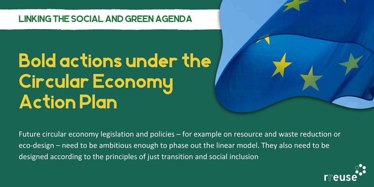 Despite the Circular Economy Action Plan's 2015 inception and 2020 renewal, our lives remain deeply rooted in a linear economy. 👎 📢We urge future #MEPs to take bold actions to support a truly inclusive #circulareconomy. 👉t.ly/DH-Vj