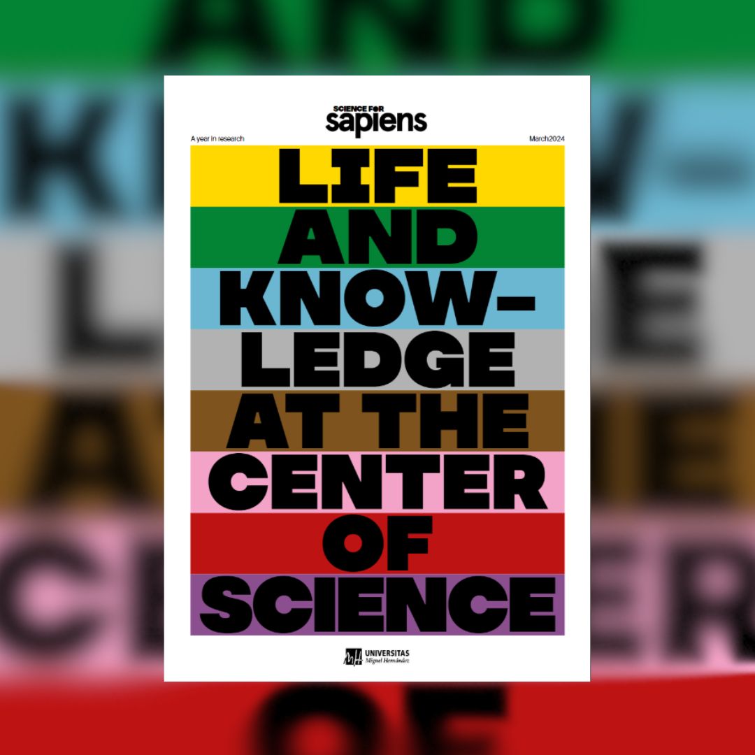 We invite you to enjoy and share the yearly review of research '𝐒𝐜𝐢𝐞𝐧𝐜𝐞 𝐟𝐨𝐫 𝐒𝐚𝐩𝐢𝐞𝐧𝐬' edited at the Miguel Hernandez University of Elche.

You can read about:
- Health
- Engineering and biotechnology
- Neuroscience
- Ecology
- Society

🔗issuu.com/umhsapiens/doc…