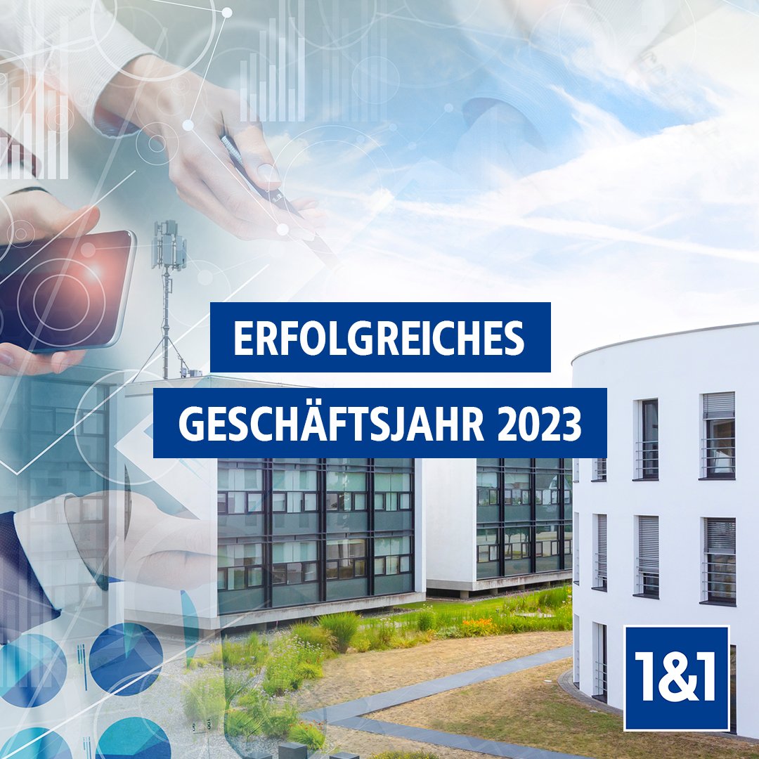 Die 1&amp;1 AG konnte im Geschäftsjahr #2023 die Zahl ihrer Kundenverträge im Vergleich zum Vorjahresstichtag um 480.000 auf 16,26 Mio. Verträge steigern. Mehr Infos finden sich hier: 1und1.ag/investor-relat…
