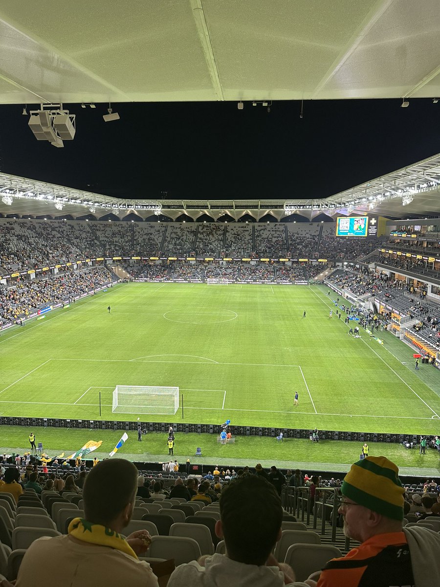 cricketlad2's tweet photo. CommBank Stadium I am inside you #AUSvLIB #Socceroos https://t.co/7xTw461cAj