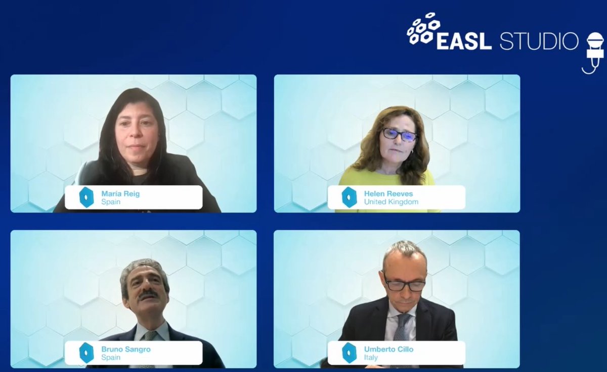 📢 The #EASLStudio has just begun! Join the faculty @Helen_ncl_HCC, @ma5RN, @prof_cillo & Bruno Sangro as they are debating the new therapeutic hierarchy approach VS. BCLC staging algorithm!

📺Tune in now! easl.eu/easl-studio-ep…

@EASLnews @JHepatology #livertwitter