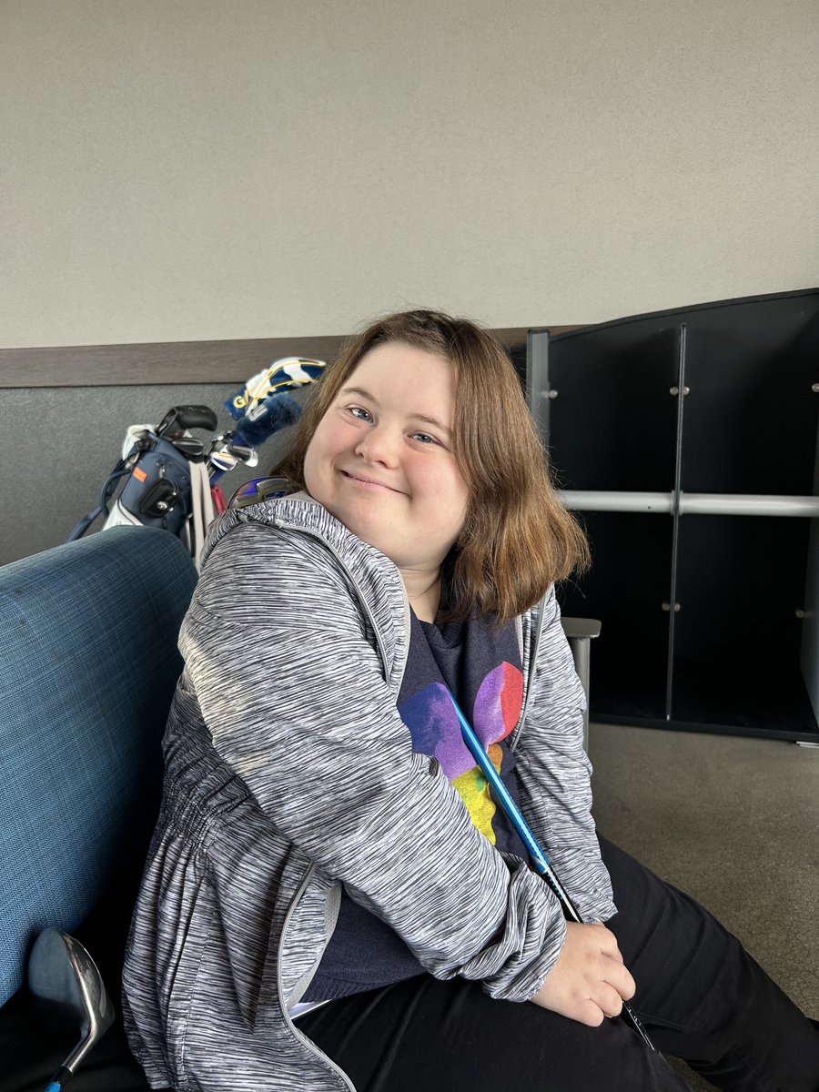 Happy World Down Syndrome Day to my Abbey. She has been waiting for 3/21 because this girl loves to celebrate! Her life is better because of inclusion, and our lives are better because of her! #BetterTogether 💙💛