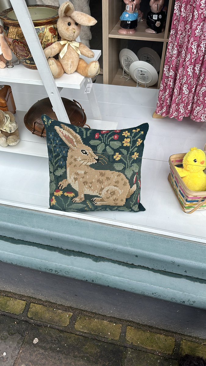 Sometimes I see things in charity shop windows that would absolutely be in Wendowleen’s house. This is one of those things (the pillow, not the duck). 

#thefinery #wendowleen #wendowleencripcot