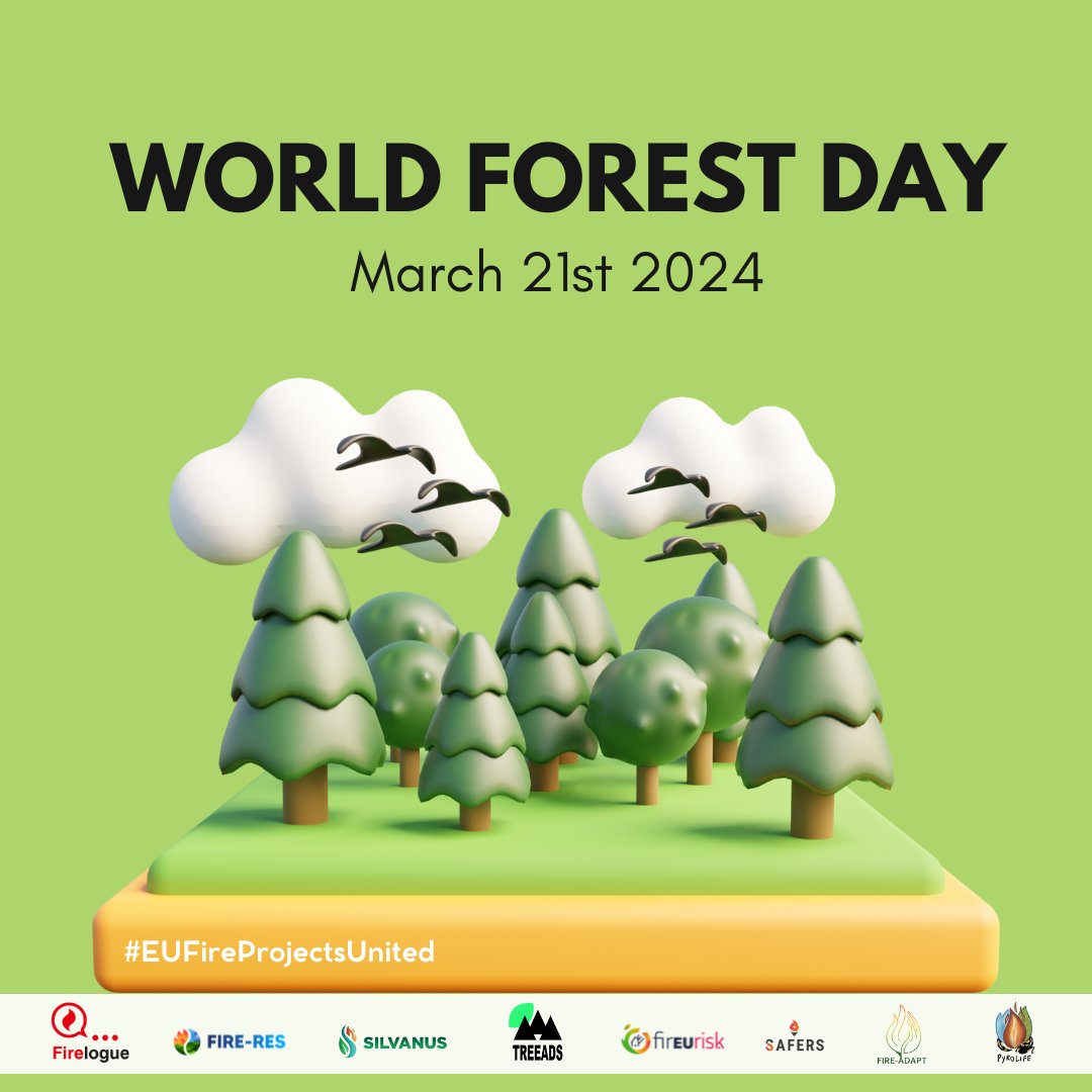 Happy #WorldForestDay_2024 🌍🌲 📢Join #Firelogue and #EUFireProjectsUnited in honoring the vital role that forests play in sustaining life on Earth. 🎉Today, let's raise awareness about the importance of forest conservation. Visit: firelogue.eu for more