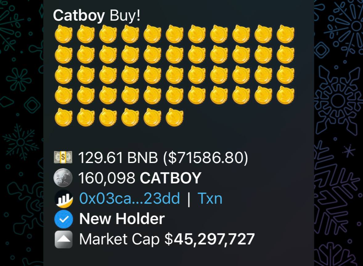 Always appreciate whales, because whales have whale friends💯

$CATBOY is bringing the hype back <a href="/BNBCHAIN/">BNB Chain</a> 😺