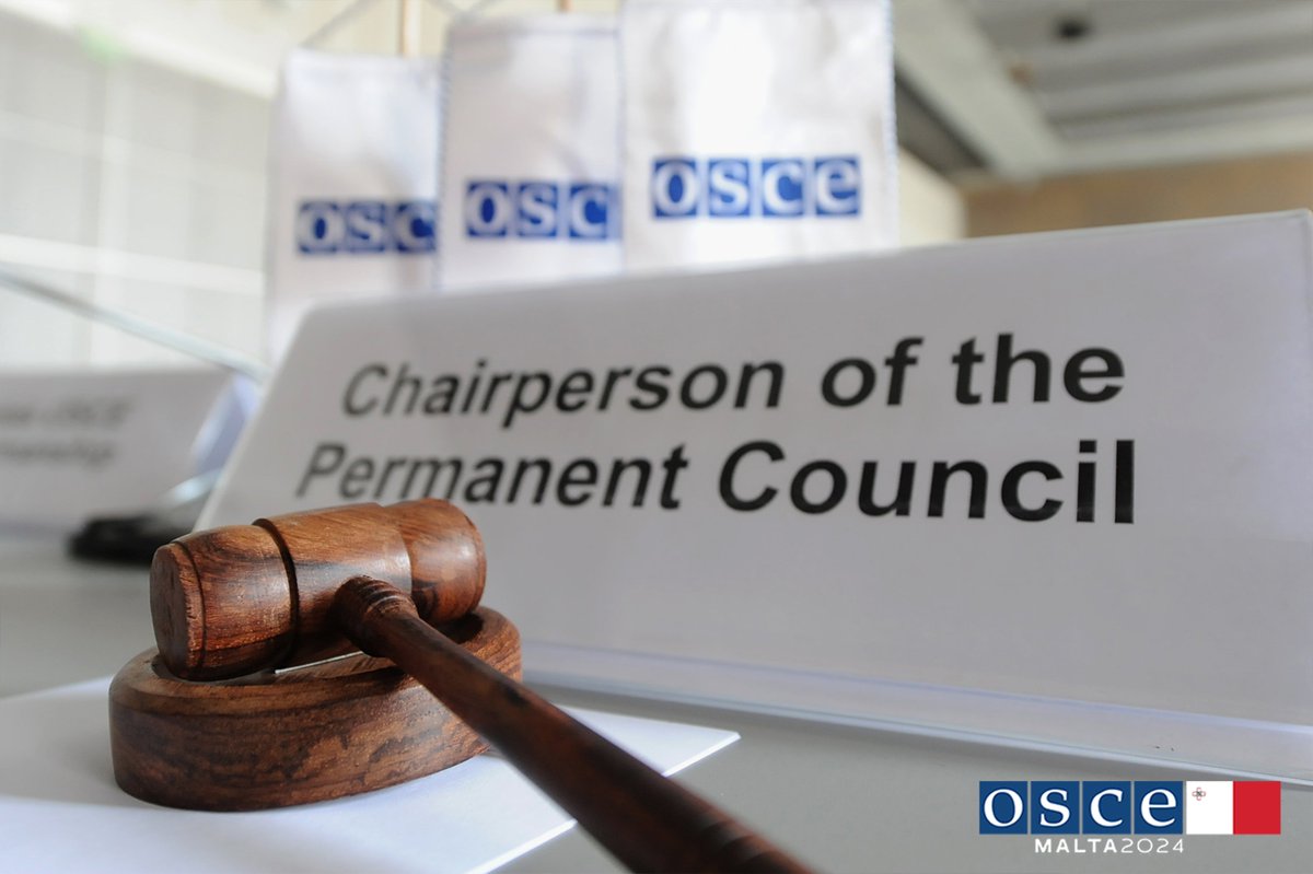 Today's #PermanentCouncil agenda will feature insightful discussions with @Brian_Aggeler from @OSCEBiH on the work of @OSCE's engagement on the ground, and @BDzhusupov on the progress in fulfilling economic and environmental commitments by OSCE participating States.