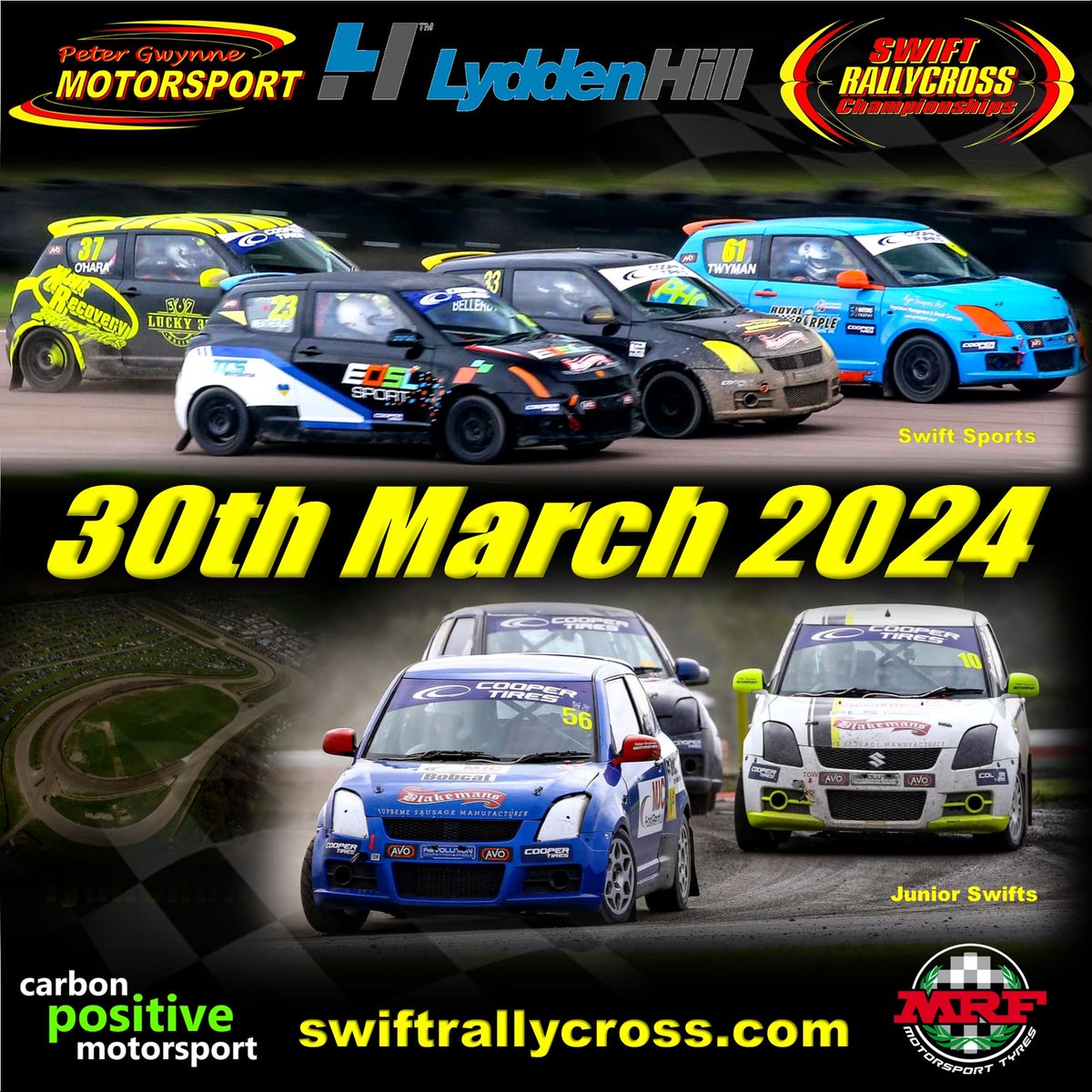 Swift Rallycross (@swiftrallycross) on Twitter photo πππ ROUND 1 πππβ£
β£It's time to get excited! π
The season kicks off at the 'Home of Rallycross' <a href="/LyddenHill/">Lydden Hill Race Circuit</a>
Excitement is building as we are now only weeks away from the start of the season. It all begins on Saturday 30th March with round two on the Monday 1st April πππ ROUND 1 πππβ£
β£It's time to get excited! π
The season kicks off at the 'Home of Rallycross' <a href="/LyddenHill/">Lydden Hill Race Circuit</a>
Excitement is building as we are now only weeks away from the start of the season. It all begins on Saturday 30th March with round two on the Monday 1st April