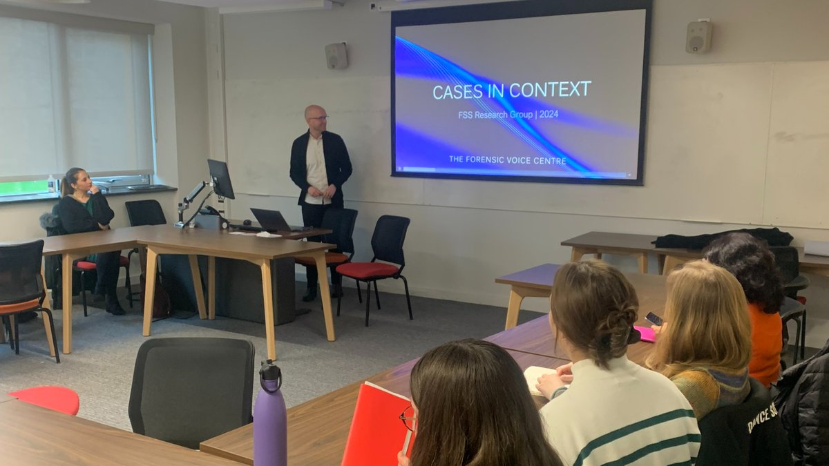 We were invited to speak to the #ForensicSpeechScience research group at @UoYLangLing.🗣️
We presented 'Cases in Context': a lecture about international #expert testimony, civil vs criminal procedures, #FSS in immigration cases, updates from the #ForensicScience Regulator & more!