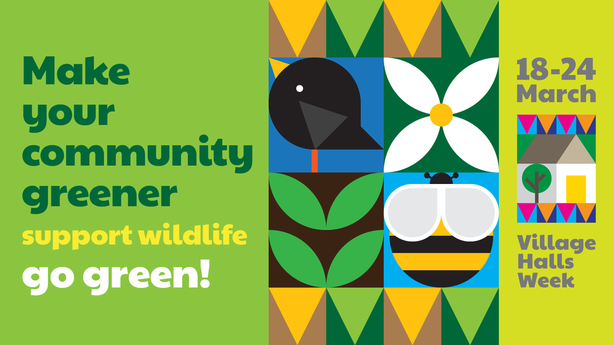 Today, #VillageHallsWeek is focusing on green spaces We would love to hear from halls that are managing, or working with other local groups to cultivate outdoor spaces for the benefit of local residents and the promotion of wildlife and biodiversity. Please share your stories!