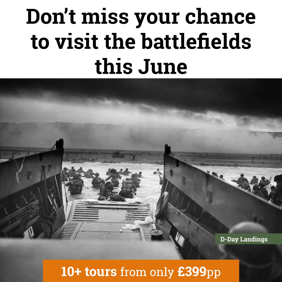 It’s not too late to book a battlefield tour departing this June. Join us as we commemorate the 80th anniversary of the #DDayLandings, or why not embark on a tanks and armoured warfare tour as we look at the use of #panzers in The Ardennes? Book soon >> ow.ly/3HF250QU0cx