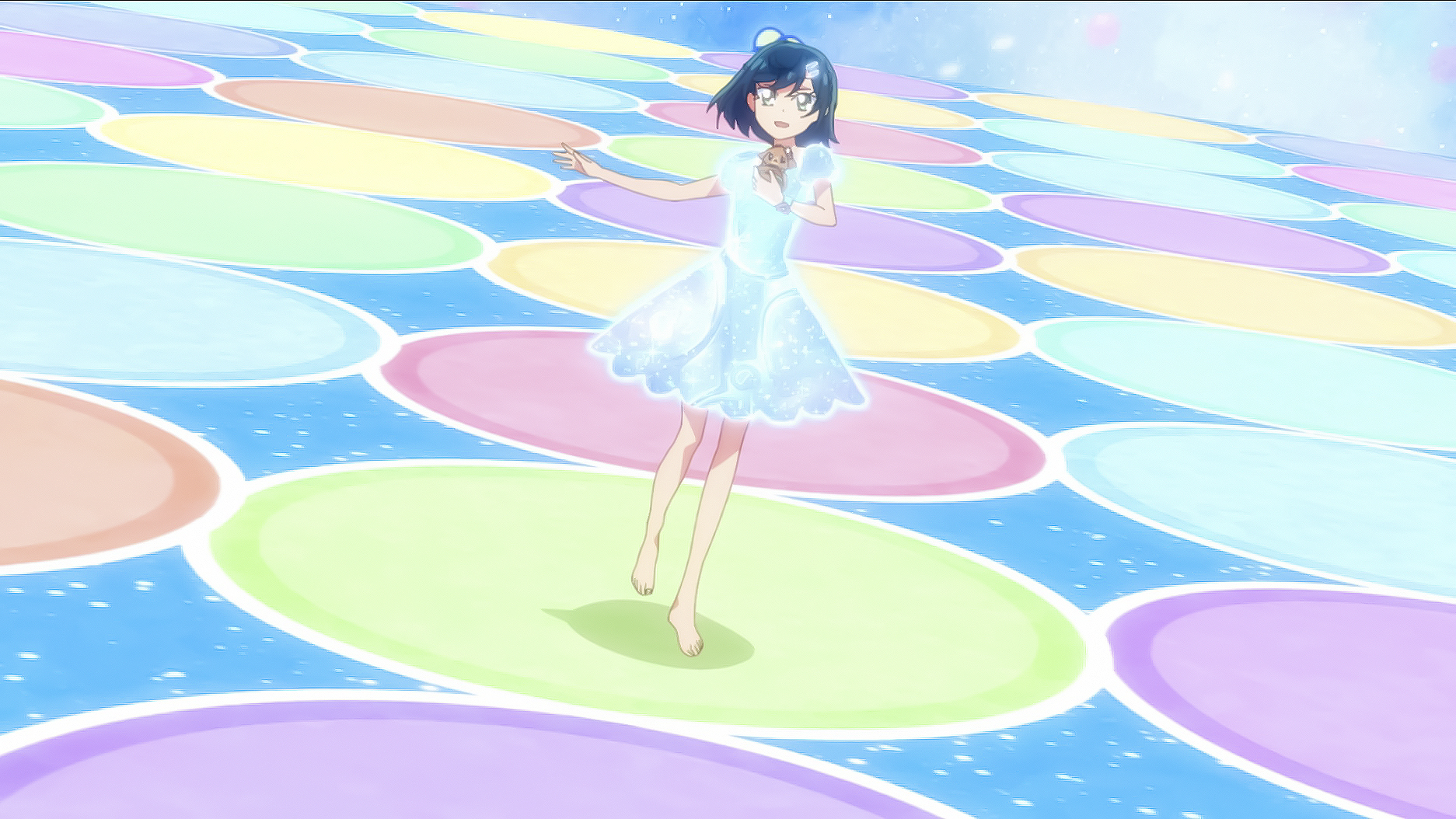 おビョーキ亜紀ちゃん ＃1 変身シーン セル画 おビョーキ亜紀ちゃん