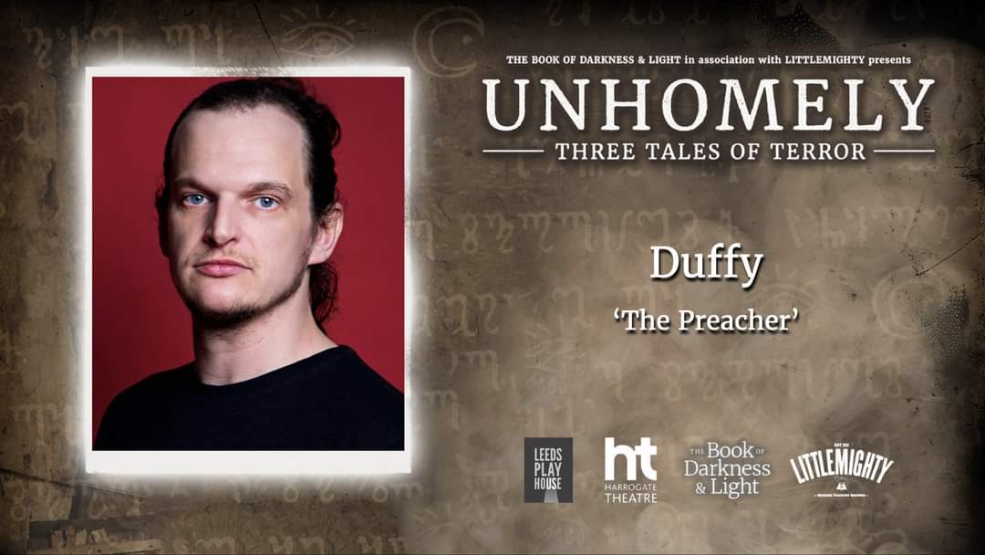 This #signlanguageweek we are thrilled to have our show #UNHOMELY open at @LeedsPlayhouse. The play is performed in BSL and VV by the extraordinary talents @missamyhelena and @ThisDuffy. Three tales of terror... Dare you join us? OPENS TO TONIGHT leedsplayhouse.org.uk/event/unhomely…