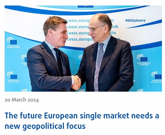 📡 The 🇪🇺 #SingleMarket is about people and for people

🎤 The brain drain is having a devastating impact in some countries

➡️ Freedom to move within EU also means right to stay in home country <a href="/EnricoLetta/">Enrico Letta</a> <a href="/EESC_President/">Oliver Röpke</a> <a href="/DelorsInstitute/">Jacques Delors Institute</a>

Press release: bit.ly/4anNMsw