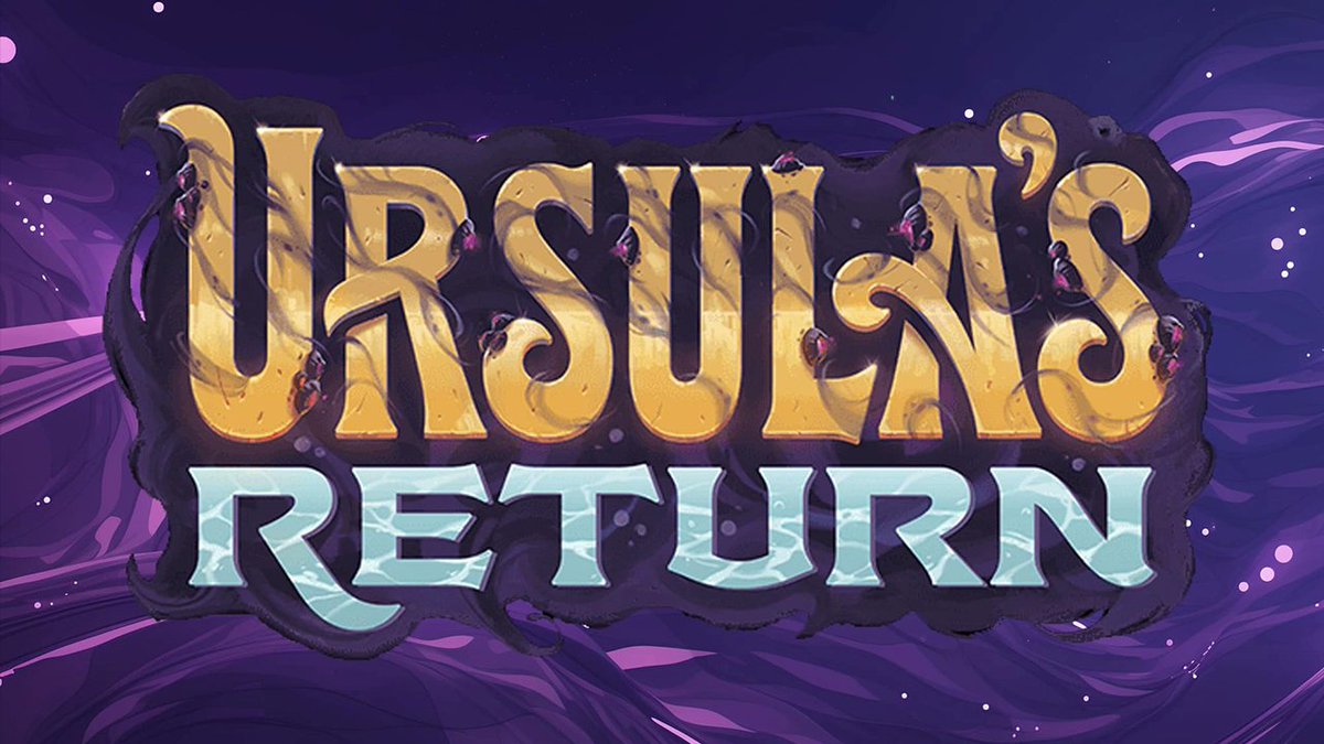 📣 Big Disney TCG News 📣 The Fourth Disney Lorcana Set has been revealed, and it's called Ursula's Return, featuring a new co-op mode. More info here: cardgamer.com/news/disney-lo…