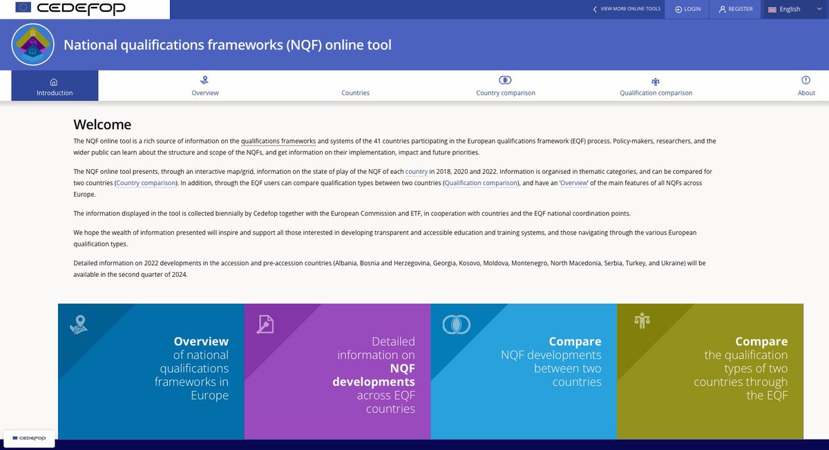 🔹🔸 Cedefop's <a href="/irapli/">Iraklis Pliakis</a> presents the main trends and #NQFs developments across Europe, and introduces the Agency's NQF online tool, at the 'Building the European map of #qualifications' workshop.

#EuropeanYearofSkills