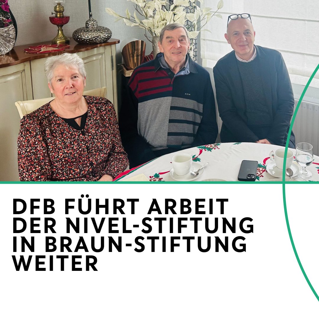 Die Arbeit der Daniel-Nivel-Stiftung wird fortgeführt. Bereits vor dem Länderspiel in Frankreich wurde die Fortsetzung des Wirkens der Nivel-Stiftung als Treuhandstiftung unter dem Dach der DFB-Stiftung Egidius Braun beschlossen. 🤝 ➡️ dfb.social/nivel