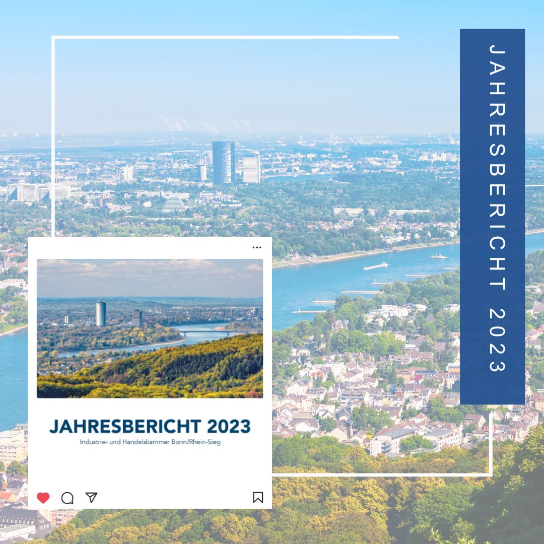 Ein schwieriges Jahr liegt hinter der #Wirtschaft. Der erhoffte Aufschwung lässt auf sich warten und die #Unternehmen sind mit einer Vielzahl von Belastungen konfrontiert. Diese und weitere Themen in unserem #Jahresbericht 2023 ➡️  ihk-bonn.de/clickURL/link.…