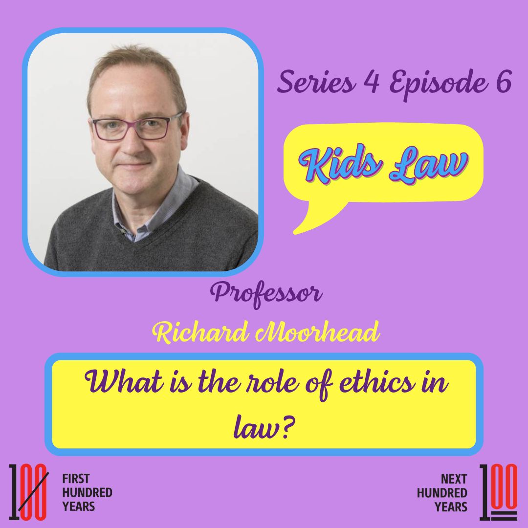 📢 New Kids Law Episode 📢 

In this episode, hosts Alma-Constance and Lucinda Acland speak to Professor Richard Moorhead and ask 'what is the role of ethics in law?'

Listen here: lnkd.in/egTCZiQD 

Spotify: lnkd.in/eQQuysz7