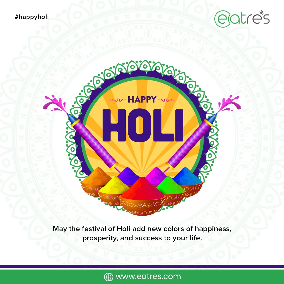 eatresolution's tweet photo. May the vibrant colours of #Dhuleti inspire us to paint our lives with #positivity, #kindness, and #compassion. H̳A̳P̳P̳Y̳ ̳D̳H̳U̳L̳E̳T̳I̳ 💙

#happydhuleti #HappyHoli #holifestival #colorfulholi #holicolor #Holi #happiness #festival #restaurantindustry #appdevelopment #eatres https://t.co/4HGRibd6g4