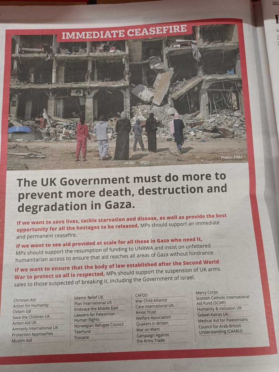 Our message is clear: ❗The UK Government must do more to prevent more death, destruction and degradation in #Gaza. We’ve joined 28 UK organisations calling for action. This humanitarian crisis must end. #CeasefireNOW