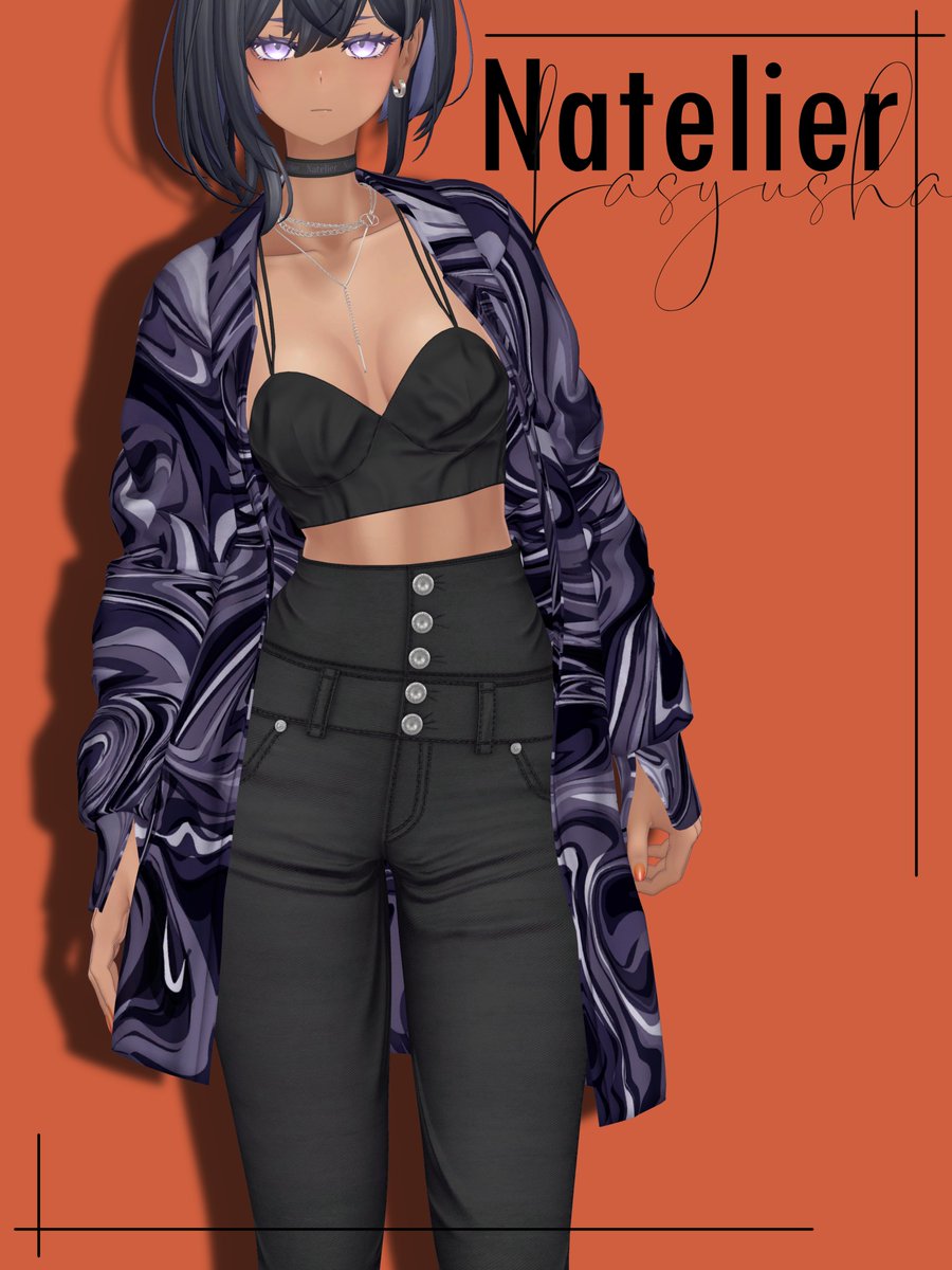 natori3dcg's tweet photo. ラシューシャ × 柄シャツ＆スキニージーンズ
#ラシューシャ #ナトリエ https://t.co/yMXpBeU4YU
