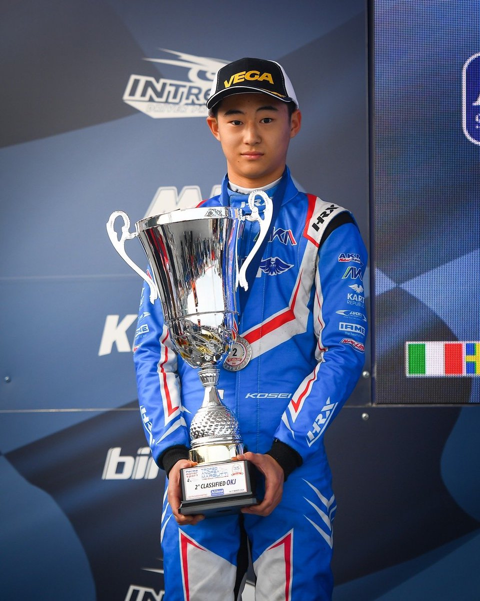 Milestone_IJ's tweet photo. マイルストーンがスポンサーしているKOSEI OGUMA選手が先日イタリアで開催されました「TROFEO ANDREA MARGUTTI」において見事2位入賞しました！
おめでとうございます🎉

今後もKOSEI選手のご活躍を期待しております！！

#KOSEI選手
#カート
#F1 https://t.co/KLHXKp1Wbr